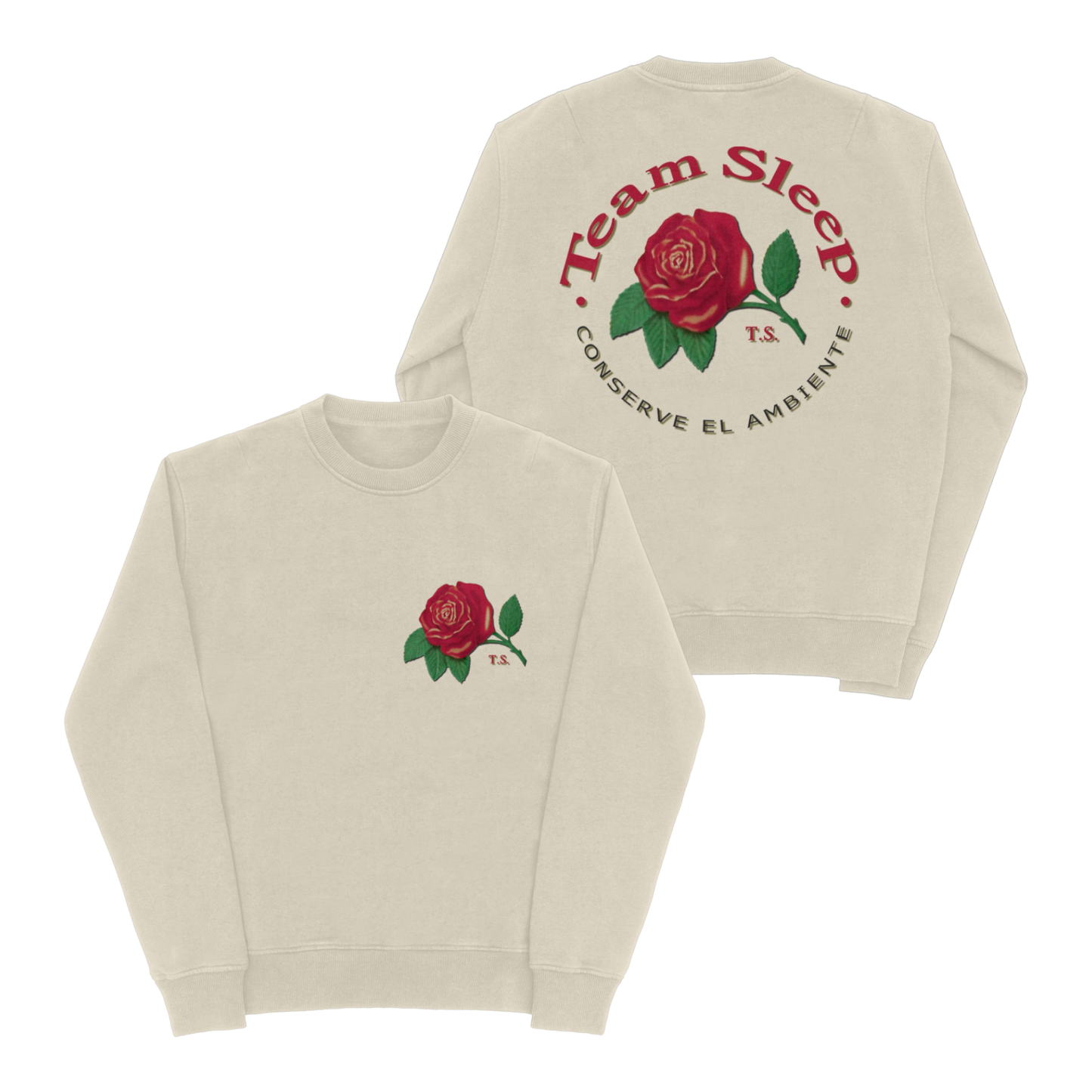 Rose Crewneck Team Sleep